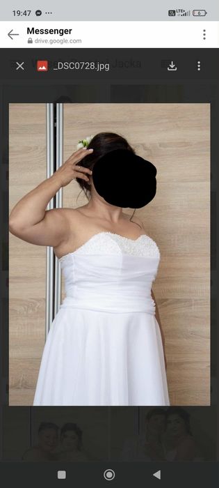 Sukienka slubna  rozmiar L