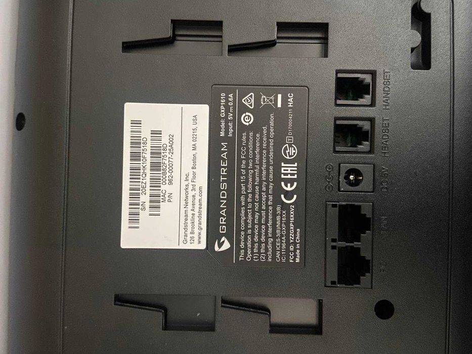 IP-телефон Grandstream GXP1610 | GXP1620 | GXP1625