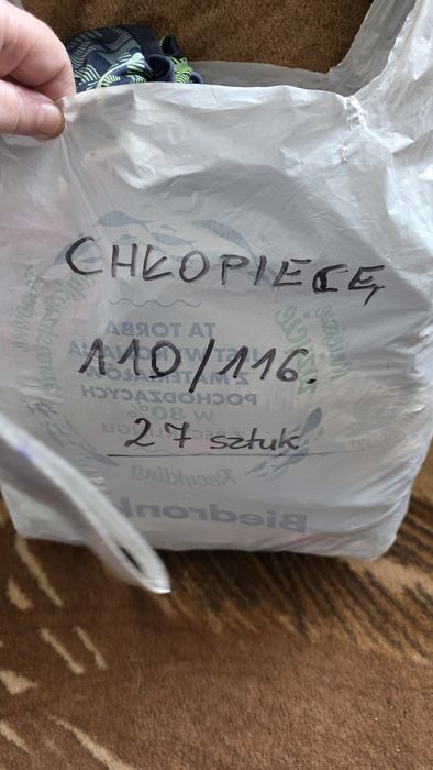 Ubranka chłopięce zestaw  110/116