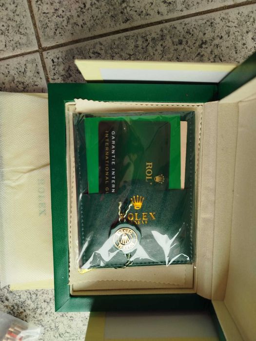 Rose Gold Rolex Novo com acessórios e garantia