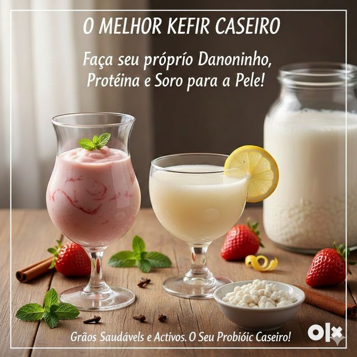 KEFIR de leite. (Probiótico)