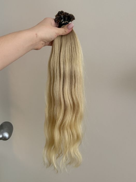 Naturalne słowiańskie włosy 50 cm 85 g