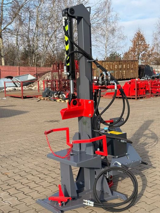 Łuparka hydrauliczna pionowa DEMAROL 20t nacisk napęd na WOM/WAŁEK z ciągnika 50cm polski produkt
