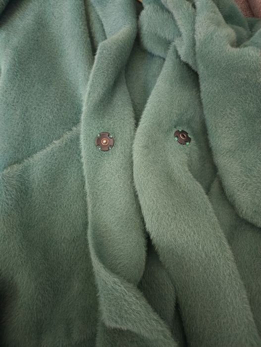 Kardigan alpaka zielony