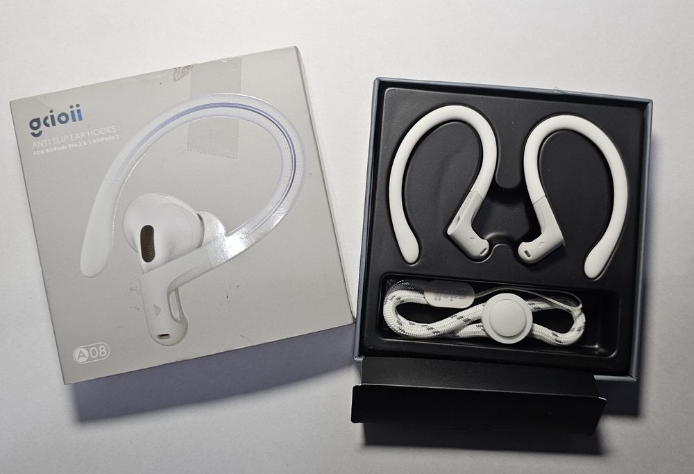 Завушники Gcioii Memory Titanium Alloy для AirPods Pro 2&1, AirPods 3