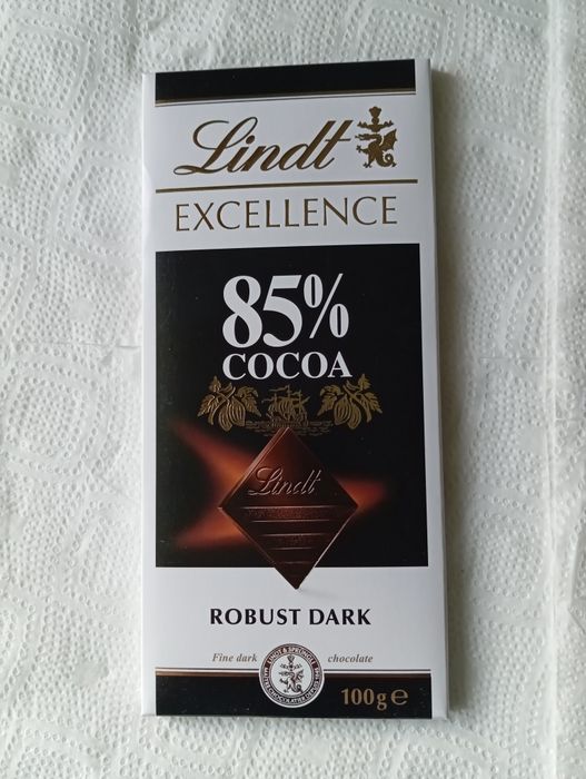 Lindt Excellence Robusta Dark Cocoa 85% Czekolada gorzka 100g 10 szt.