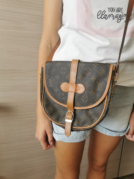 Louis Vuitton torebka naturalna skóra LV