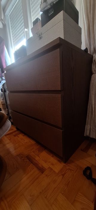 Comoda Malm 3 Gavetas IKEA