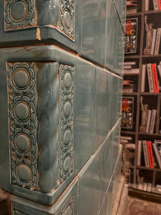 Kafle po rozbiórce pieca