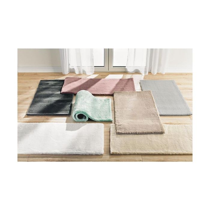 60x110 cm MIĘKKI DYWAN RABBIT KRÓLIK shaggy ivory