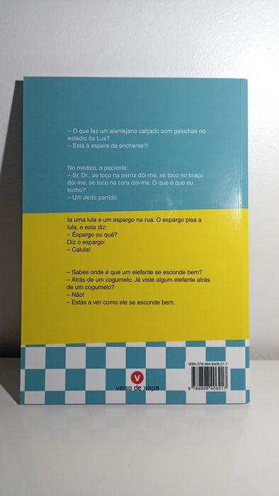 Livro Anedotas de Morrer a Rir do Versinho e da Kapinha