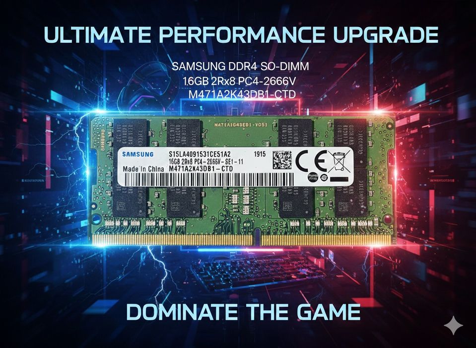 Pamięć RAM Samsung 16GB DDR4 2666MHz SODIMM (Laptop)