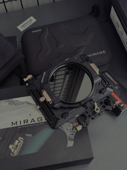 Tilta Mirage Matte box + Tilta CPL + Support smallrig 8sinn wooden camera