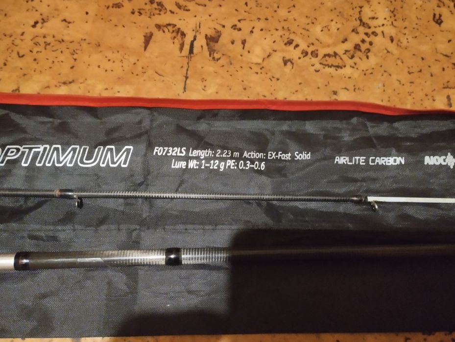 Flagman Optimum 2.23 1-12g. Катушка Ryobi Zauber 2000