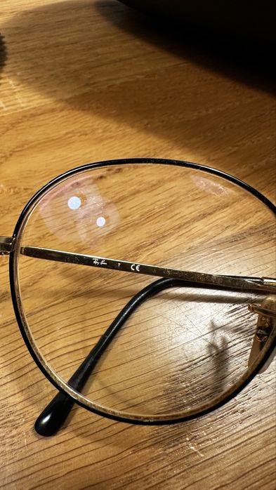 Ray Ban oprawki, okulary korekcyjne pozłacane