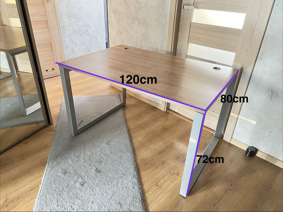 Biurko solidne w dobrym stanie