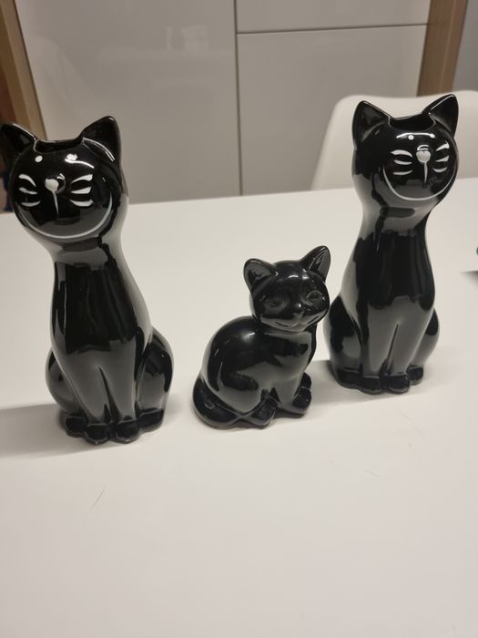 CZARNY KOT - Nawilżacz ceramiczny 250 ml - 2 sz. + gratis czarny kot