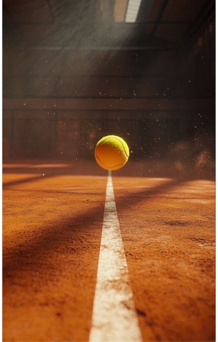 Теніс / тенісний корт / тренування/ спорт / спаринг/ мʼячі тенісні