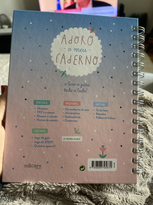Caderno: organizador pessoal