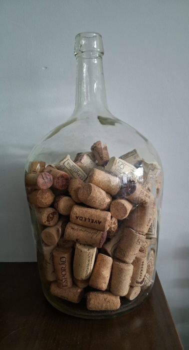 Garrafões de vidro antigos, 5L
