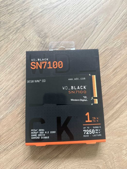 Sandisk 1TB M.2 PCIe Gen4 NVMe Black SN7100