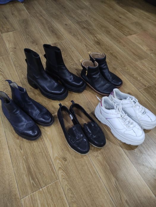 Демисезонные, осенние ,ботинки ,челси, броги,ботиночки Clarks, Zara