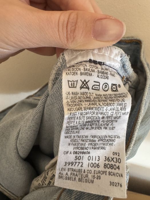 Jeansy levis 501 damskie w36l30