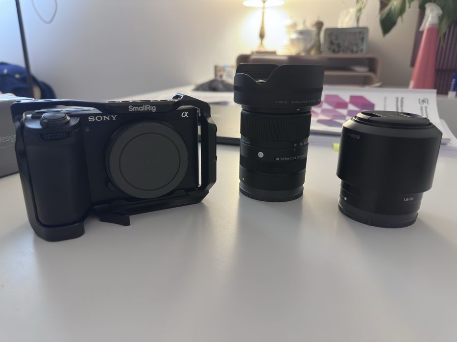 Aparat sony a6700 plus obiektywy i akcesoria