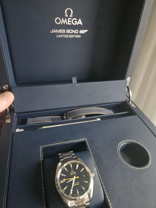 Omega Aqua Terra 007 James Bond Spectre  41.5mm pudelko 2 paski