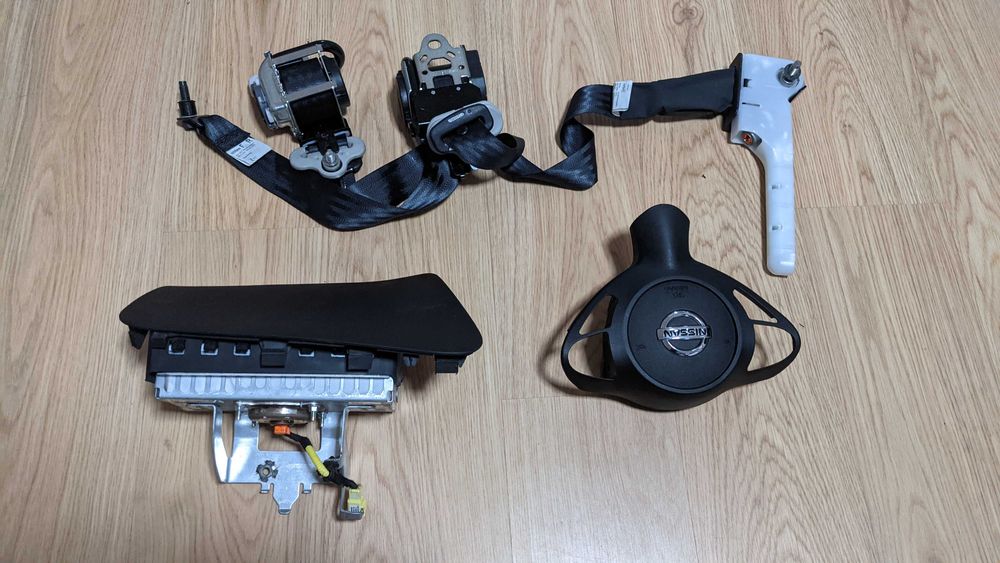 Conjunto Kit Airbags Tablier Nissan Juke 1 2010 a 2019 Volante Cintos