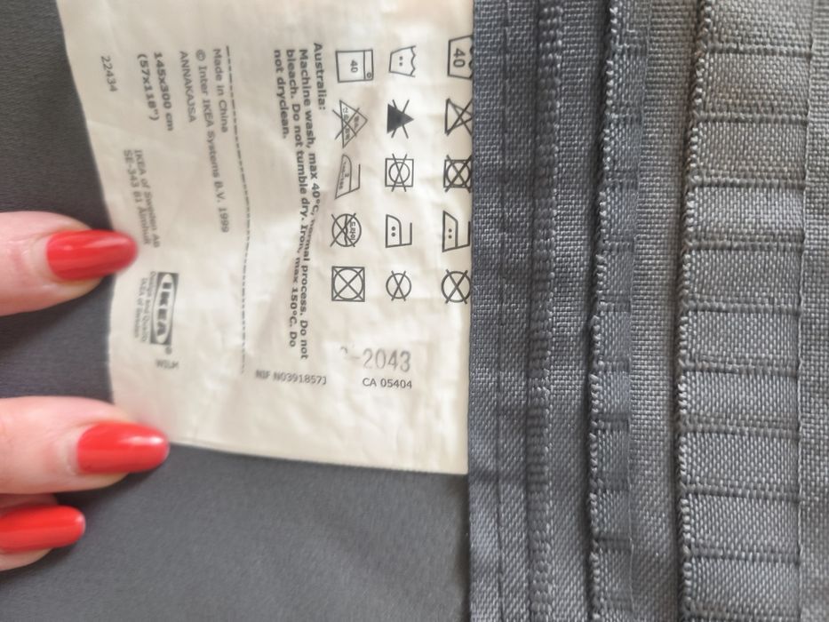 Zasłony Annakajsa Ikea