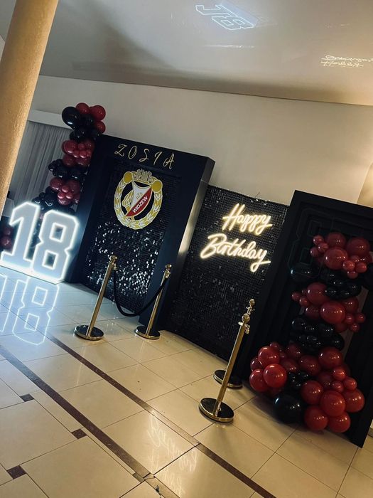 Duzy napis led Happy Birthday Urodziny