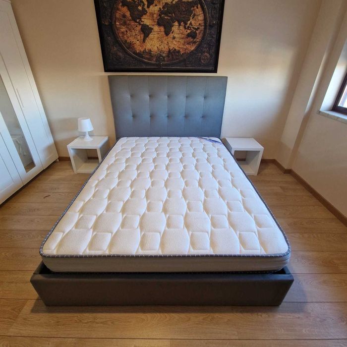 Camas de Casal Estofadas de Luxo 199€ Disp. em Várias Cores! 190x140m!