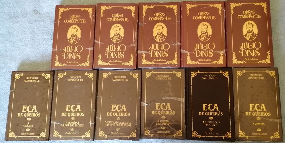 *Livros de Eça de Queirós e de Júlio Dinis