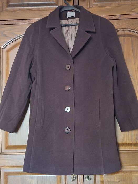 Casaco comprido castanho