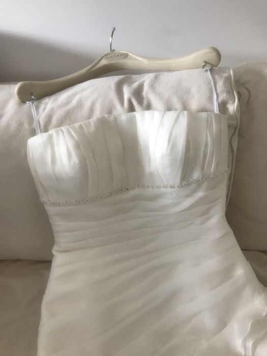 Vestido de noiva “Rosa Clará” 36-38 + saiote. Promocão