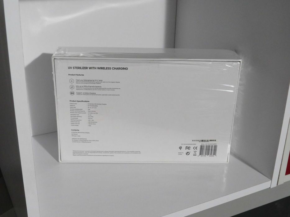 Samsung UV Esterilizador com carregamento Wireless 10 W Novo/Selado