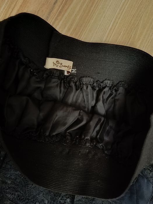Elegancka czarna koronkowa spódniczka 13-15 lat