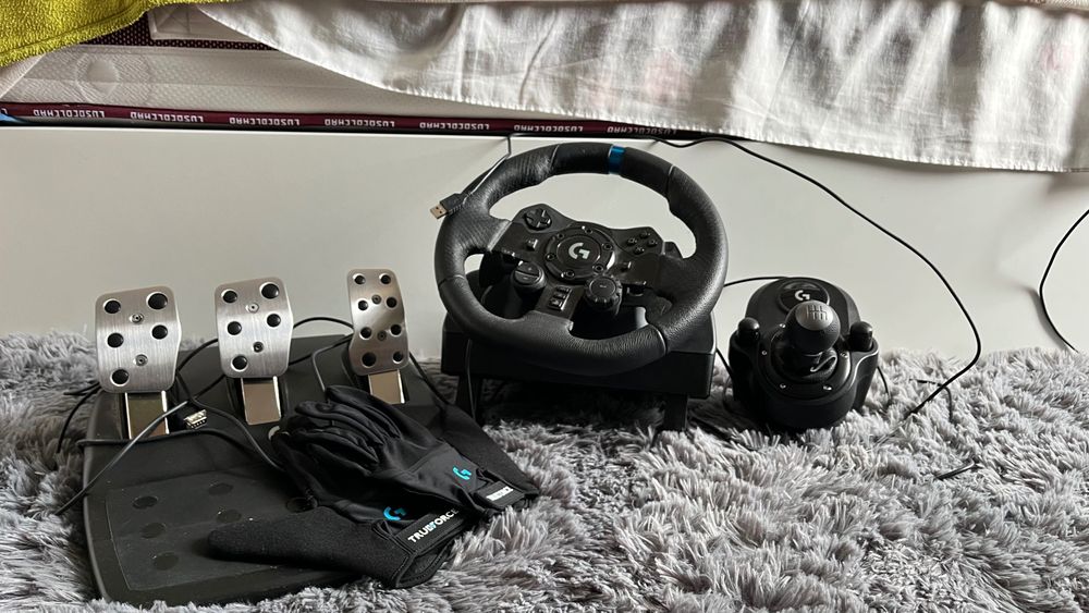 Volante logitech g923 como novo
