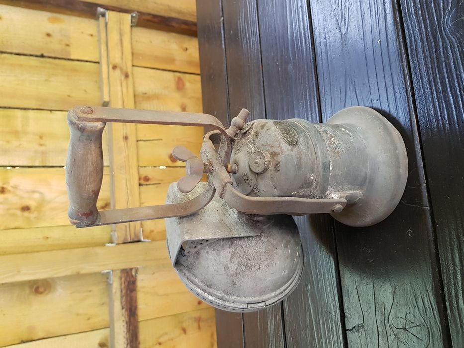 UNIKAT Kolejowa lampa karbidowa Seippel