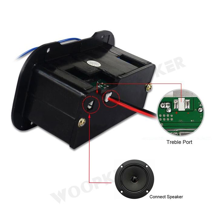 Усилитель мощности звука 30W, Bluetooth , Fm-приемник, usb, мр3 плеер