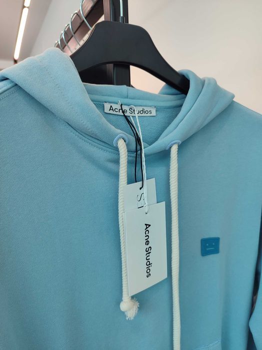 Худі Acne Studios Hooded Sweatshirt Powder Blue