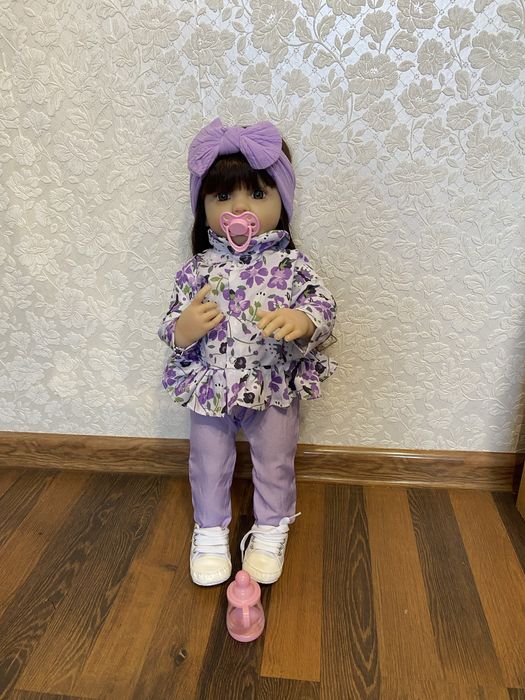 Лялька реборн реалістична нова 55см вініл кукла анатомічна