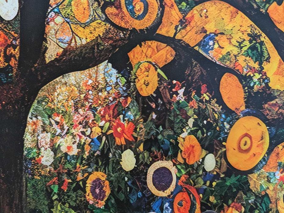 Картина у стилі Густав Клімт "Дивовижний сад" Розмір 96*66см