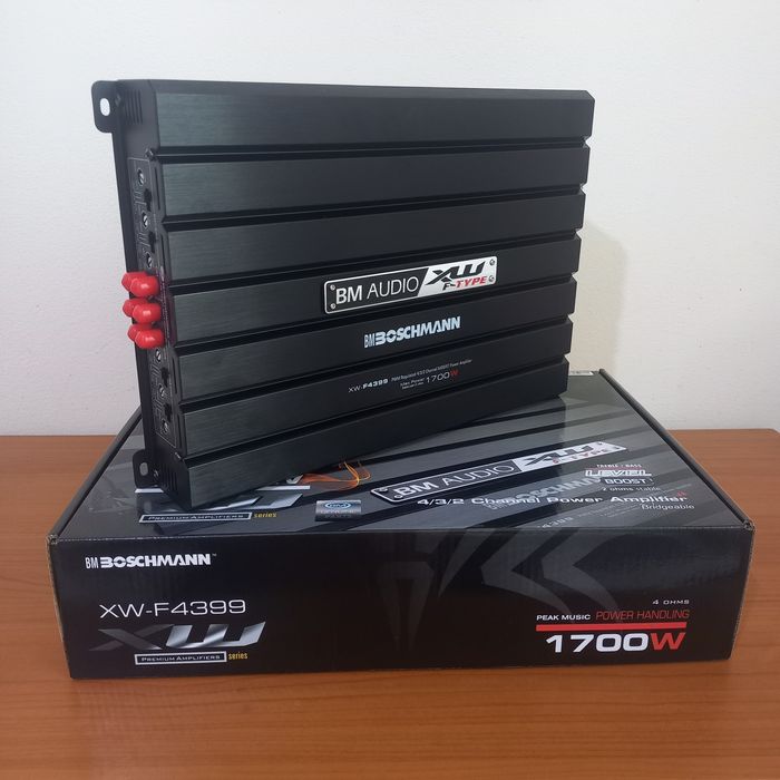 підсилювач звуку в авто 4-канальний XW-F4399 • автопідсилювач 4 канали