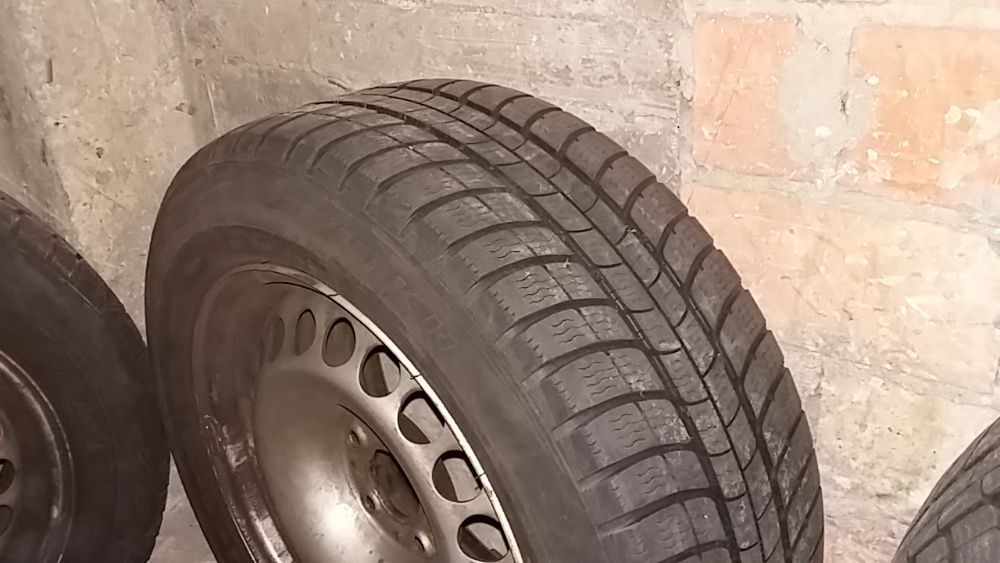 opony zimowe R16 Michelin Alpin Pilot z felgami stalowymi