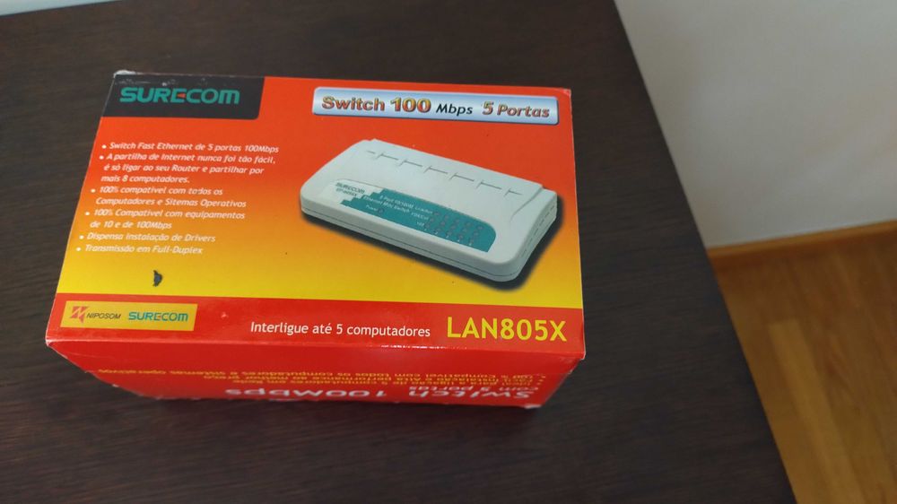 Switch 100 MBPS 5 portas