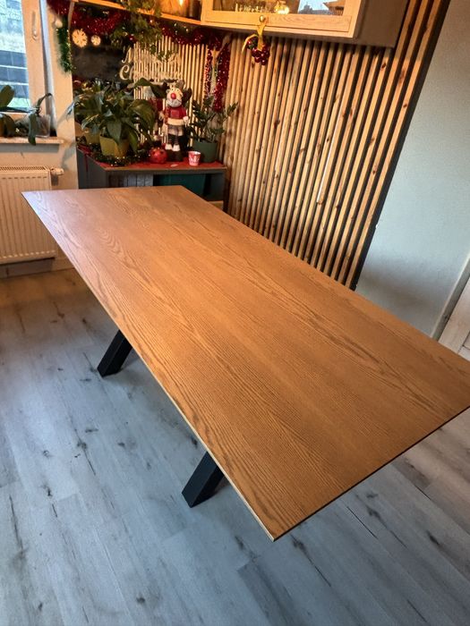 Stół MILONI do jadalni/ konferencyjny lite drewno dab , 200x90cm