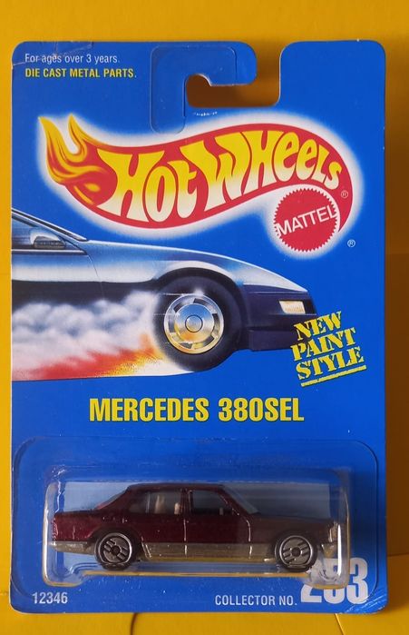 Mercedes 380 SEL hot wheels