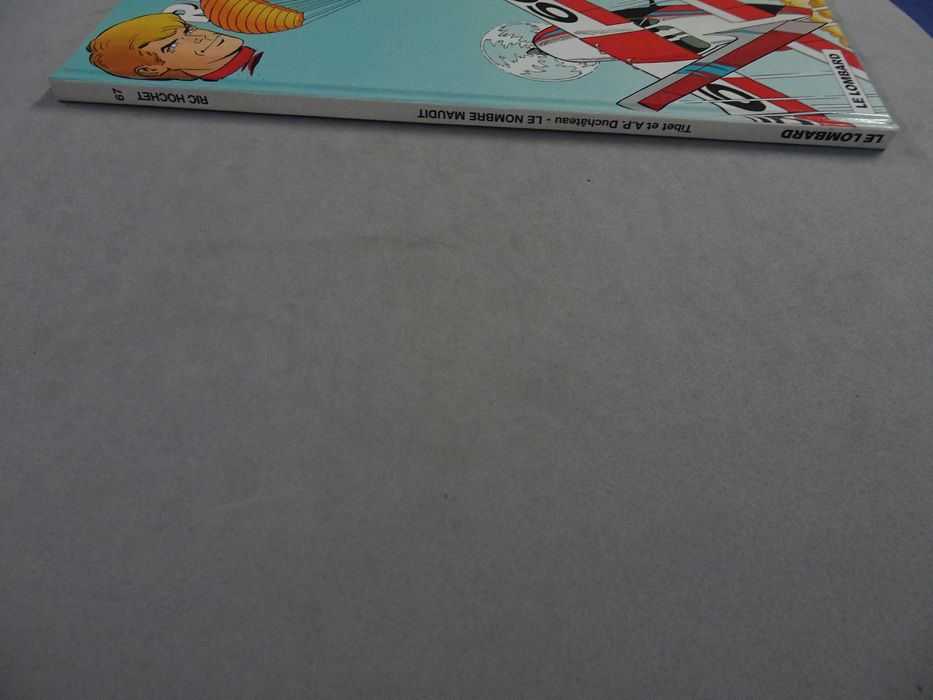 Livro BD Banda Desenhada em francês Ric Hochet Le Nombre Maudit (capa dura) Le Lombard